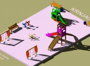 Tri nova parkića za decu u Borči, Krnjači i Kotežu - 2015