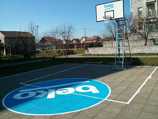 Beko osvežava košarkaški teren u Borči, LOBI