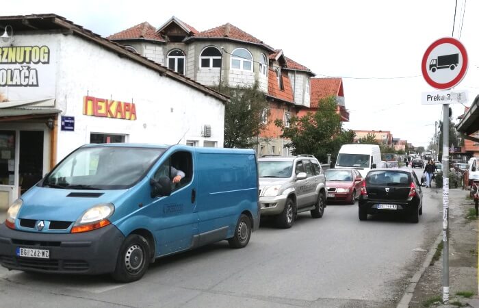 Trzni centar - Borca - Guzva - Zrenjaninski put - Bratstva i jedinstva - 2016